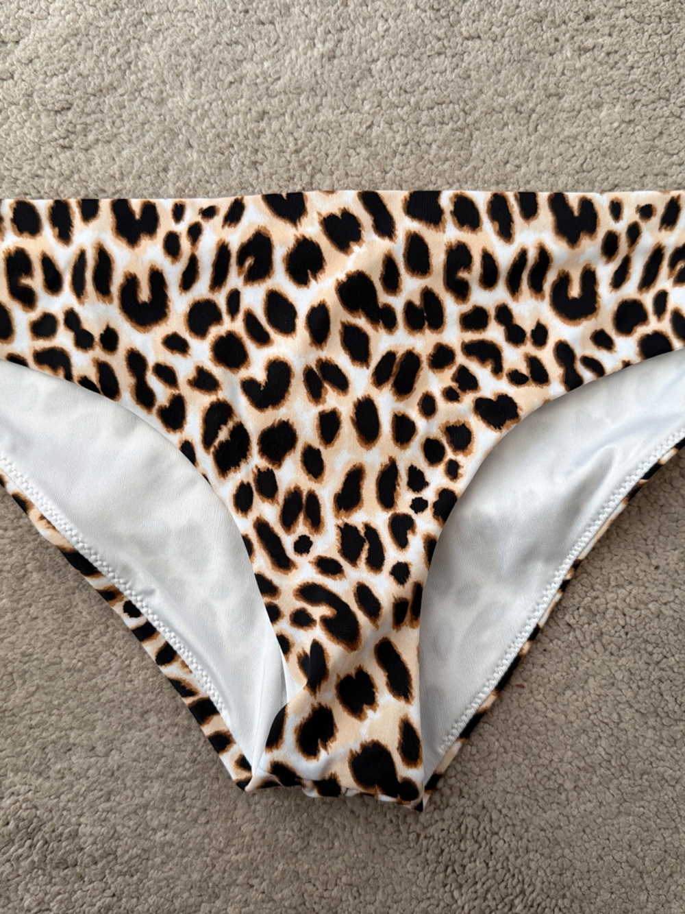 NWT! Victoria's Secret Pink Swim Leopard Mini Bikini Bottom Size S